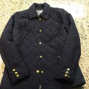 Crown and Ivy Lightweight Quilted Navy Jacket Sz S